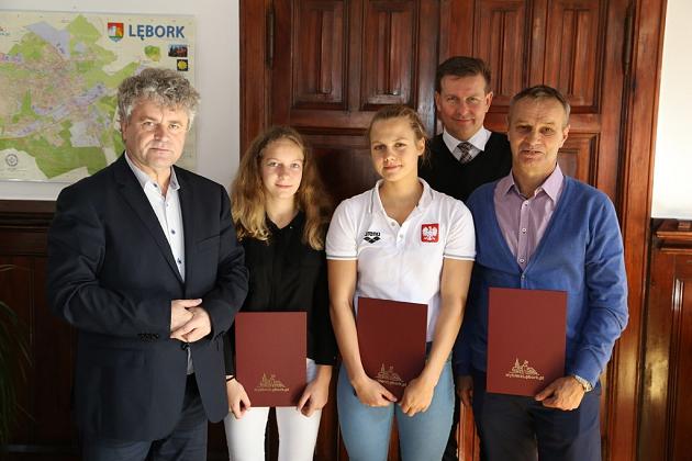 Burmistrz spotkał się z utytułowanymi sportowcami