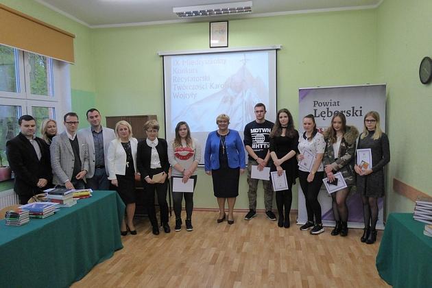 IX międzyszkolny konkurs recytacji twórczości Karola Wojtyły