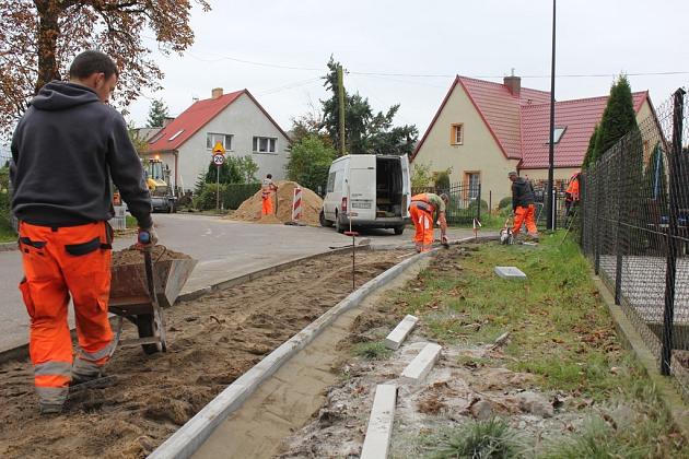 Ulica Kolonia w remoncie