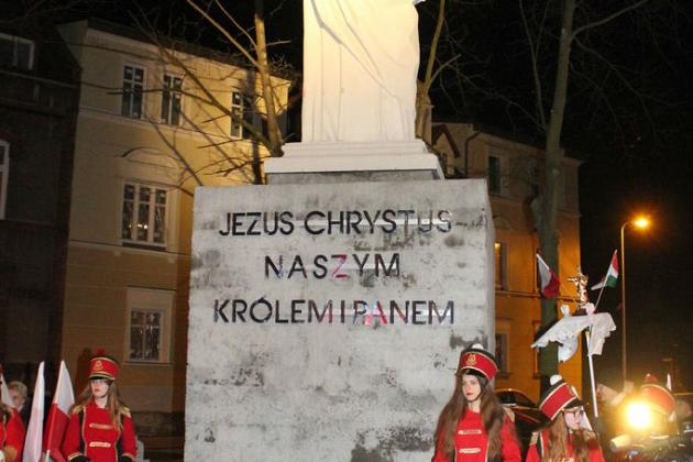 Poświecenie Figury Jezusa Chrystusa Naszego Króla i Pana