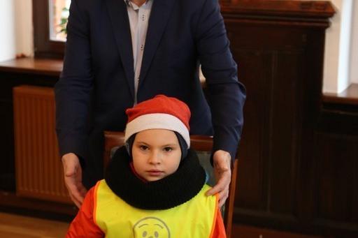 Przedszkolaki z życzeniami w Ratuszu