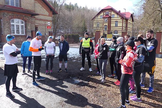 Sztafeta „Wybiegajmy Zieloną Strefę Relaksu” przebiegła przez Lębork