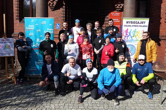 Sztafeta „Wybiegajmy Zieloną Strefę Relaksu” przebiegła przez Lębork