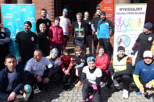 Sztafeta „Wybiegajmy Zieloną Strefę Relaksu” przebiegła przez Lębork