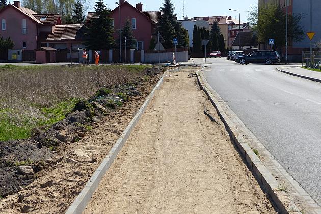Budowa ścieżki rowerowej na ulicy Nadmorskiej