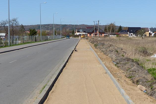 Budowa ścieżki rowerowej na ulicy Nadmorskiej