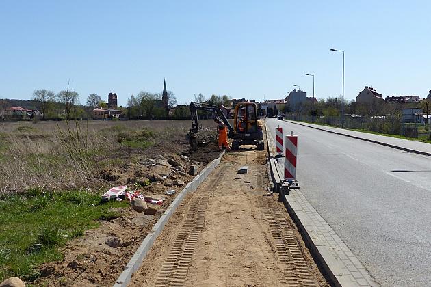 Budowa ścieżki rowerowej na ulicy Nadmorskiej