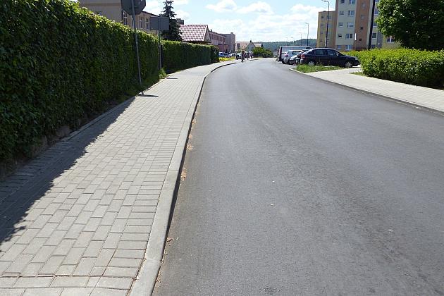 Remont ulicy i chodnika przy E. Plater