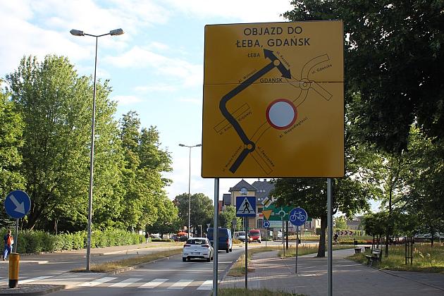 Zamknięte skrzyżowanie Al. Niepodległości z Targową