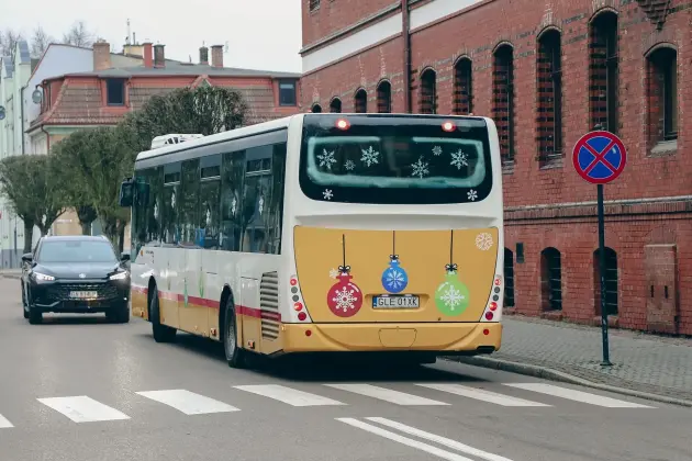 Świąteczny klimat w komunikacji miejskiej ZKM Lębork