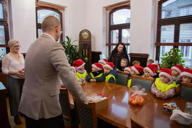 Świąteczne życzenia w Ratuszu!