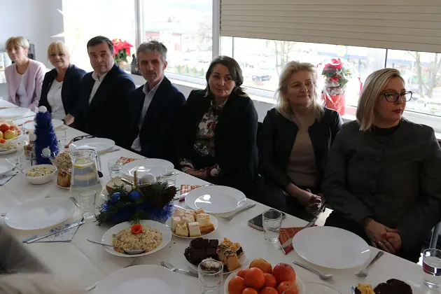 Życzenia świąteczne burmistrza dla uczestników Warsztatu Terapii Zajęciowej