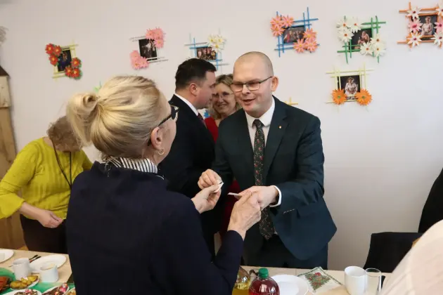 Wigilijne spotkanie z seniorami w Bazie