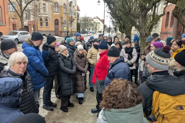 Około 60 osób odkrywało przedwojenny Lębork podczas spaceru z przewodnikami