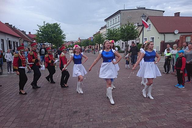 Orkiestra dęta na występach w Szwecji