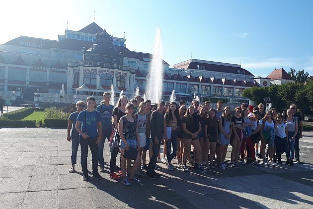 Młodzież ze Stralsundu z wizytą w ratuszu