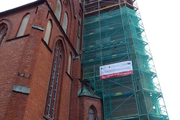 Ruszył remont wieży kościoła NMP Królowej Polski