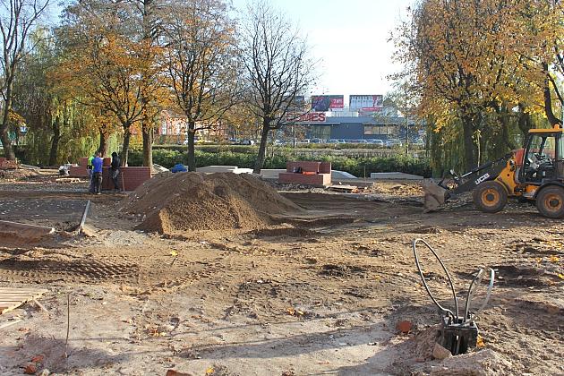 Skwer przy Przymurnej. Budowa zgodnie z planem