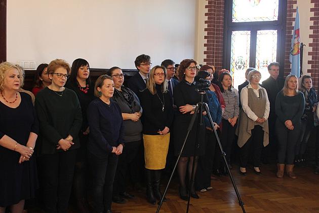 Biskup Kasyna z kolędą w ratuszu