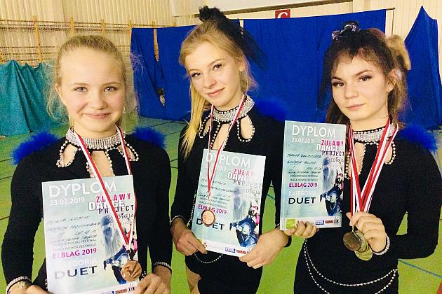 Sukcesy lęborskich tancerek na Turnieju Tanecznym w Elblągu