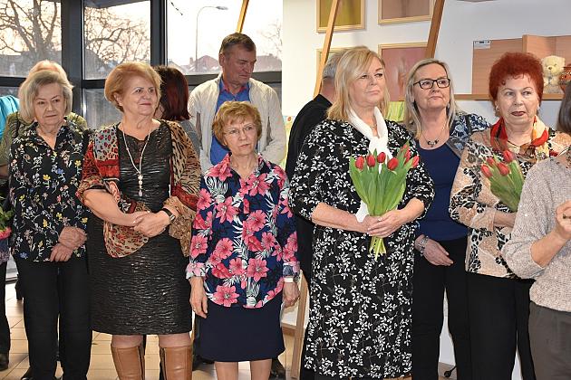 Malarki z Lęborskiego Uniwersytetu Trzeciego Wieku zaprezentowały swoje prace