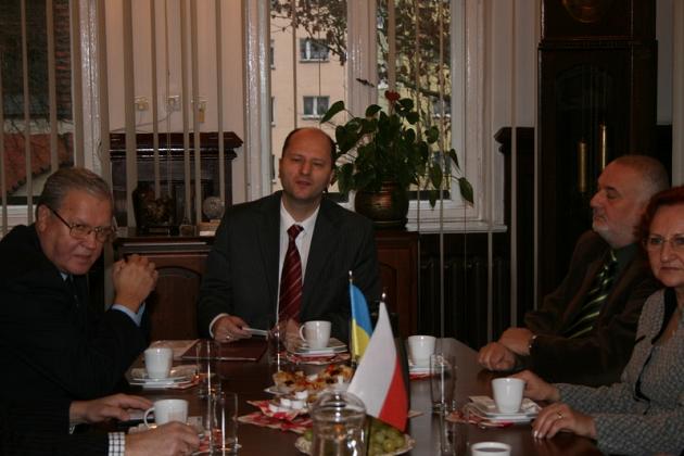 Konsul Ukrainy otrzymał lewinka 