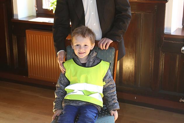 Z świąteczną wizytą w ratuszu