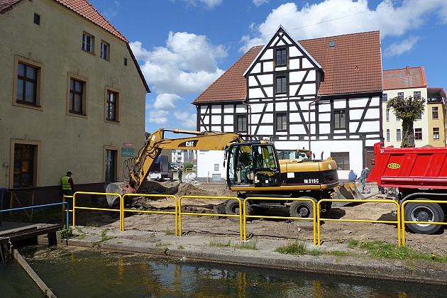Długosza i Gdańska otwarte. Wykopy na Przyzamcze