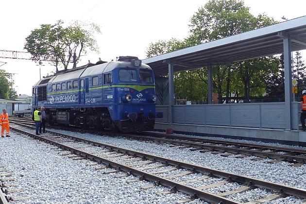 Próby obciążeniowe tunelu pod torami