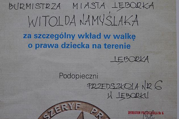 Przedszkole nr 6 odznaczyło „Szeryfów Praw Dziecka”