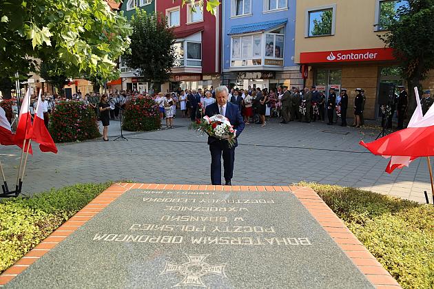 Lęborczanie uczcili 80 rocznicę wybuchu II wojny światowej