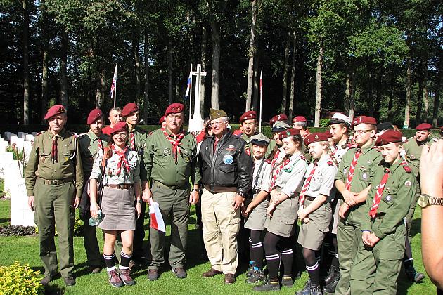 Harcerze z Lęborka na 75. rocznicy Operacji Market Garden