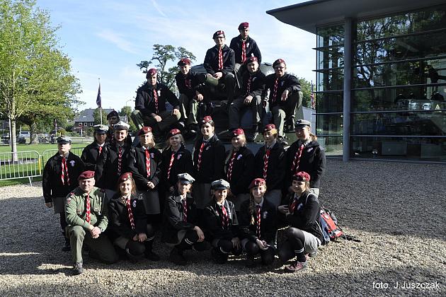 Harcerze z Lęborka na 75. rocznicy Operacji Market Garden
