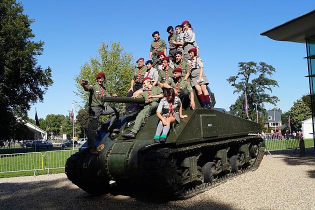 Harcerze z Lęborka na 75. rocznicy Operacji Market Garden