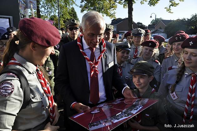 Harcerze z Lęborka na 75. rocznicy Operacji Market Garden