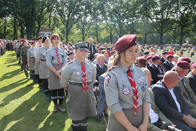 Harcerze z Lęborka na 75. rocznicy Operacji Market Garden