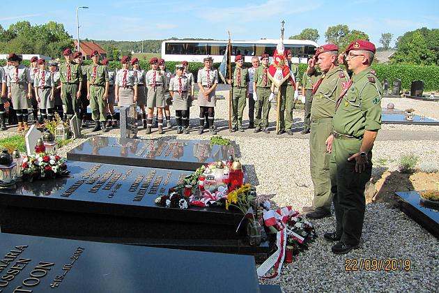 Harcerze z Lęborka na 75. rocznicy Operacji Market Garden