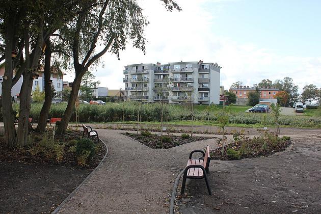 Nowy minipark przy ulicy Gierymskiego