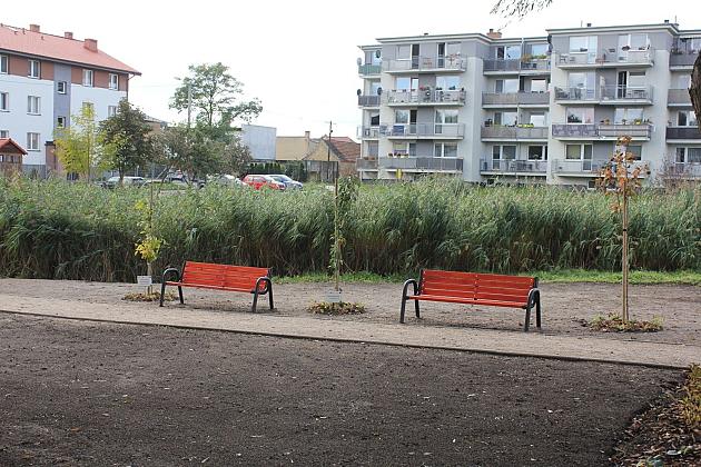 Nowy minipark przy ulicy Gierymskiego