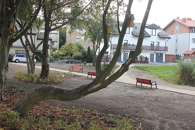 Nowy minipark przy ulicy Gierymskiego