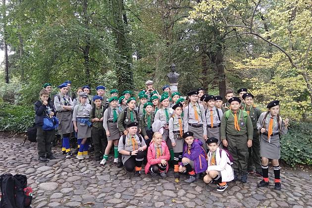 Lęborscy harcerze na 80. rocznicy powstania Szarych Szeregów