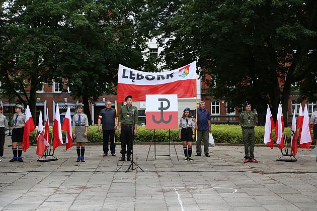 Lębork uczcił 77. Rocznicę wybuchu Powstania Warszawskiego