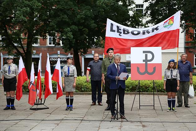 Lębork uczcił 77. Rocznicę wybuchu Powstania Warszawskiego