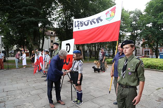 Lębork uczcił 77. Rocznicę wybuchu Powstania Warszawskiego