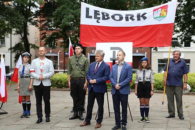 Lębork uczcił 77. Rocznicę wybuchu Powstania Warszawskiego