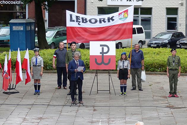 Lębork uczcił 77. Rocznicę wybuchu Powstania Warszawskiego