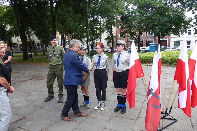 Lębork uczcił 77. Rocznicę wybuchu Powstania Warszawskiego