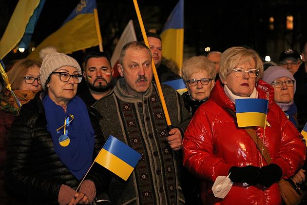 Lębork solidarny z Ukrainą