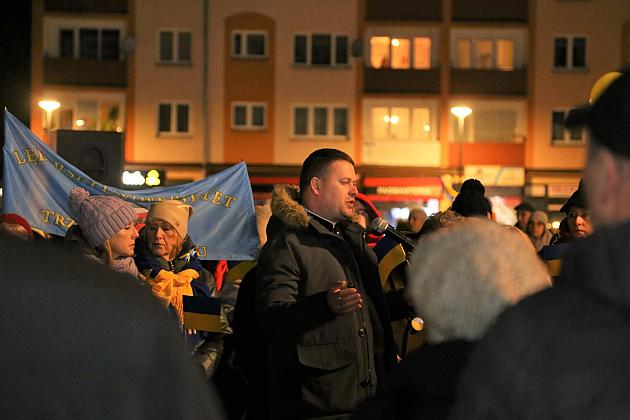 Lębork solidarny z Ukrainą