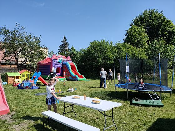 Piknik dla dzieci w rewitalizowanym obszarze